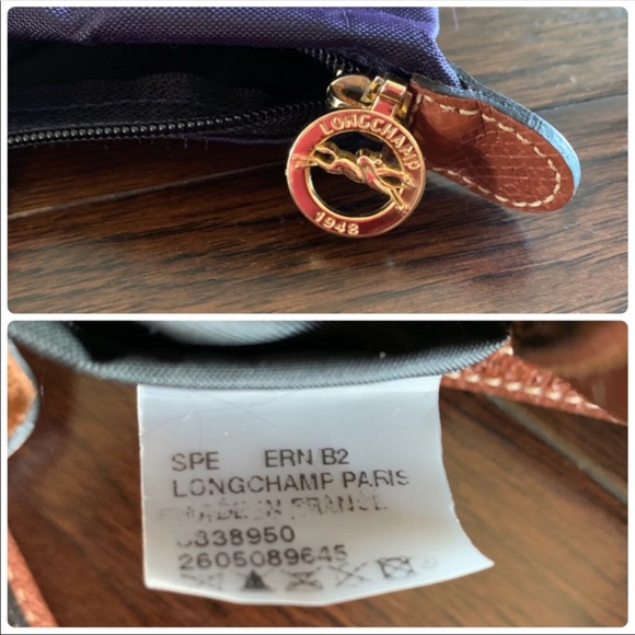 Small Purple longchamp bag - Picture 5 of 8